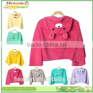 Infant Baby Towel Bath Towel With Hat Baby Hooded Bath Towel thumbnail-1