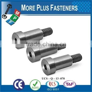 Made In Taiwan Hardened Steel Smooth Head Stainless Steel Shoulder Bolt thumbnail-1
