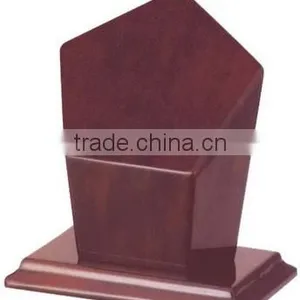 Wholesale Custom High Glossy Finish Blank Wooden Shield Plaque /trophy /awards For Gifts JKC-014 thumbnail-2
