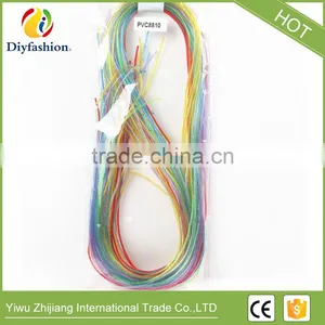 PVC8809 DIY Knit Plastic PVC Strings DIY Knit Plastic PVC Strings Scoubidous for Kids thumbnail-1
