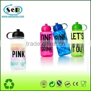 Customized Promotional Gift Plastic Sports Bottle Tritan Water Bottle With Suck Lid thumbnail-2