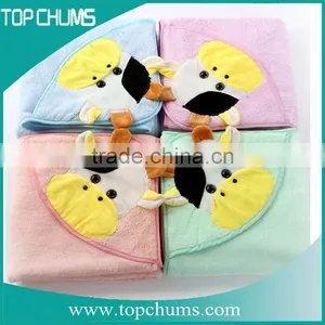 Multicolors Animal Shape Frog White Hooded Baby Hoodie Towel thumbnail-6