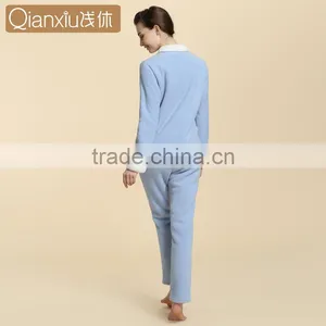 Functional Service Qianxiu Long Sleeve Winter Fleece Ladies Nighty thumbnail-2