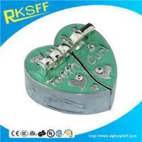 Zinc Alloy Green Heart-shaped Tooth Boxs thumbnail-1