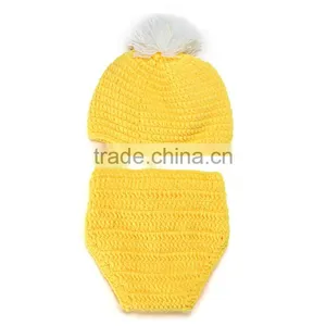Baby Girls Toddler Infant Romper Jumpsuit Hat Shoes Set Photo Prop Outfits Clothes Duckling thumbnail-4