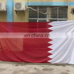 Silk Screen Printing National Qatar Body Flag Cape thumbnail-4