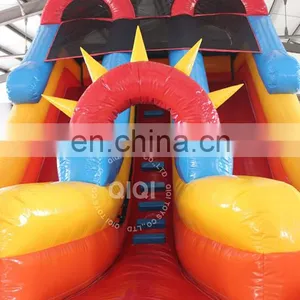 Commercial Grade Giant Inflatable Water Slide Inflatable Adult Double Lane Slide for Sale thumbnail-3