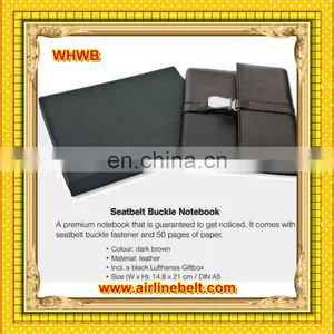 Premium Aircraft Seatbelt Buckle Fashion Notebooks thumbnail-1