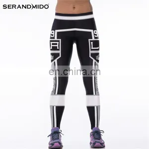 Women Sport Fitness Yoga Leggings With Printing thumbnail-1