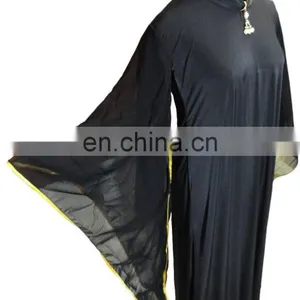 Plain Lycra Stretchable Burqa Abaya / Saudi Arabia Abaya 2017 (dubai Abaya 2017) thumbnail-3