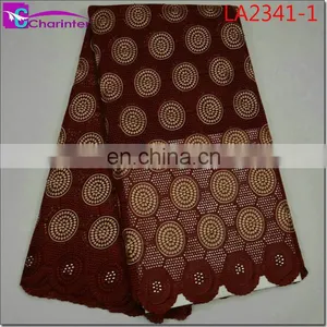 High Quality Charinter African Lace Fabrics LA2341 thumbnail-2