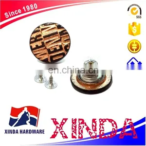 20mm Jeans Metal Shank Buttons, Brass Button And Rivet For Denim, Jackets thumbnail-3