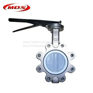 Api 609 Lug Type Butterfly Valve Dn100 Pn16 thumbnail-1