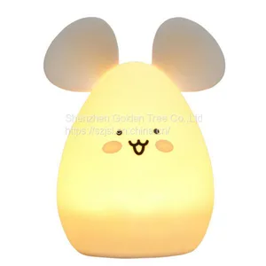 Portable and Rechargeable Infant or Toddler Cool Color Changing Bright Nightlight Lamp,led Night Light Baby Creative Gifts thumbnail-4