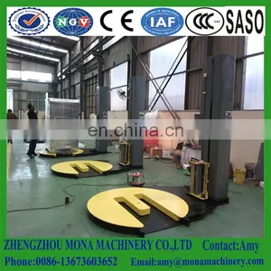 Pre-stretch Film Wrapping Machine Use for Packing Wooden Pallets thumbnail-3