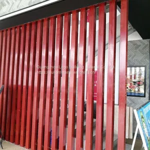 Aluminum Alloy Square Pass 3d Wood Grain Cafe thumbnail-1