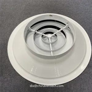 Hvac System Free Sample Aluminum Exhaust Air Round Ceiling Diffuser thumbnail-3