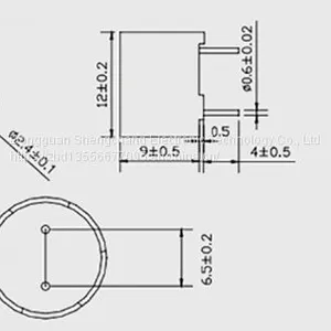 Electromagnetic Passive Buzzer Sc1209 thumbnail-1