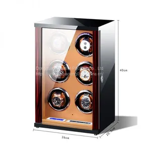 Vertical Design Watch Winder 6 Slots Watch Winder Wrist Watch Winder Box Watch Winder Suppliers thumbnail-1