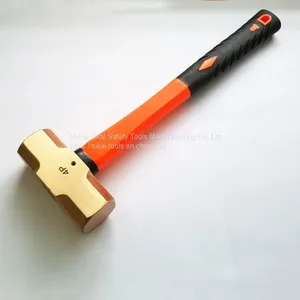 4 Lbs Fiberglass Handle Sledge Hammer BeCu Non Sparking Tools thumbnail-1