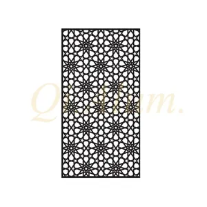 China Manufacturer Living Room Freestanding Stainless Steel Screen Panel Divider High End Customized Metal Divider Designs thumbnail-2
