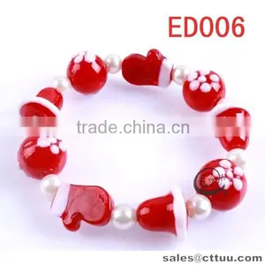 China Online Shopping Green Glass Bead Bracelet thumbnail-4