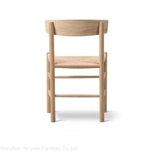 Nordic Design Mogensen J39 Chair in Solid Ashwood Natural Papercord Wooden Dining Chairs thumbnail-3