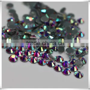Factory Price Wholesale Crystal AB Flatback Clothing Hotfix Rhinestone thumbnail-1