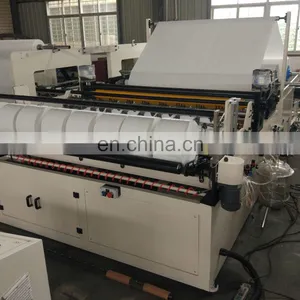 Semi Automatic Maxi Roll Small Bobbin Paper Cutting Machine thumbnail-3