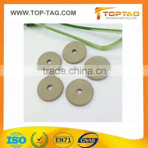 Round Shape Passive Waterproof RFID Laundry Tags Labels thumbnail-2