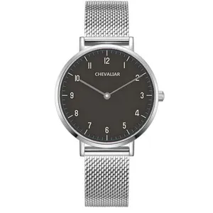 Stainless Steel Ultrathin Women Watches Man Fashion Quartz Watch thumbnail-4