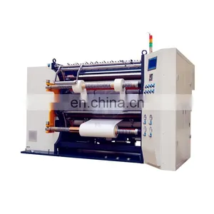 High Precision Advanced Speed Thin Film Slitting Rewinding Machine thumbnail-1