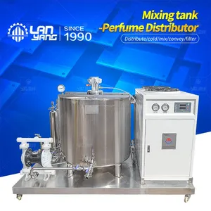 50-1000L Stainless Steel Perfume Mixing Machine With Cooling, Stirring & Filtration System，stainless Steel Perfume Blender thumbnail-1