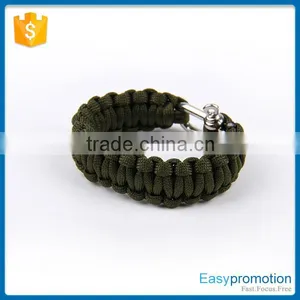 Hot Promotion Paracord Survival Bracelet With Log/adjustable Survival Bracelet Wholesale thumbnail-4
