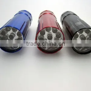 9led Aluminium Pocket Mini Flashlight Torch thumbnail-2