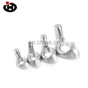 Factory Hardware Fasteners Hot Sales Stainless Steel Butterfly Wing Nuts thumbnail-1