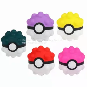 Custom Kids Odorless 3D Silicone Fidget Toystress Ball Fidget Toys Stress Balls Needho Pokemonn Fidget Ball thumbnail-1