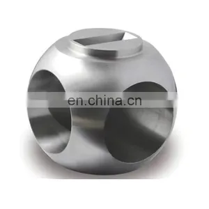 DN40/DN50/DN65 SS304 Stainless Steel Valve Ball for Iron 3 Way Water Ball Valve thumbnail-2