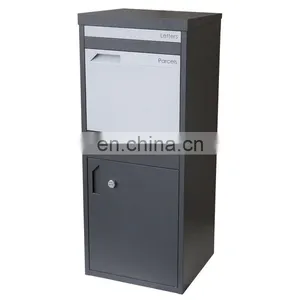 Postal Secure Waterproof Outdoor Top Opening Standalone Courier Parcel Delivery Box With Anti Theft Lock thumbnail-3