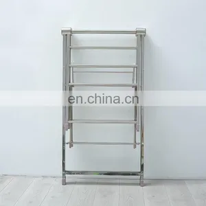 Wholesale High Quality Stainless Steel Square Tube Clothes Drying Rack Wholesale Bangkok Metal Clothes Hanger thumbnail-3