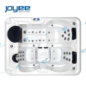 JOYEE SS Frame Colorful Design Massage Whirlpool Spa Hot Tub For Spa Resort thumbnail-1