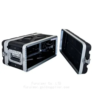 ABS-4US 8” Waterproof and Stackable 4U Flight Rack Case Plastic Amplifier Aviation Case thumbnail-5