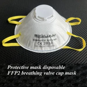 Protective Mask Disposable FFP2 Breathing Valve Cup Mask thumbnail-5