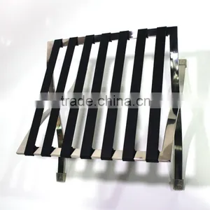 Stainless Steel X Frame Barcelona Ottoman thumbnail-6
