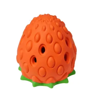 Strawberry Dog Chew Toys Rubber for Pet Teething Durable Dog Toys for Boring Puppy Teething Toys Pet Accessories thumbnail-2