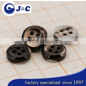 2015 Nature 4 Holes Black Trocas Shell Button thumbnail-1