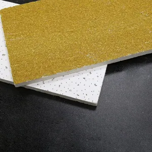 Professional Decorate Mineral Fiber / Wool Ceiling Board / Tile Moisture Proof thumbnail-4