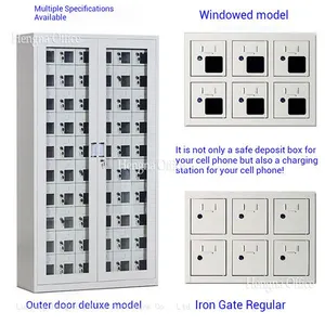 Secure Cell Phone Charging Station With Customizable Configuration - Commercial Storage Locker for Corporate Office thumbnail-1