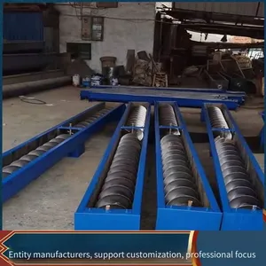 Small-diameter Plastic Powder Hoist, Screw Conveyor for Granular Material Feeding, 300 U-shaped Shaftless Screw Conveyor thumbnail-1