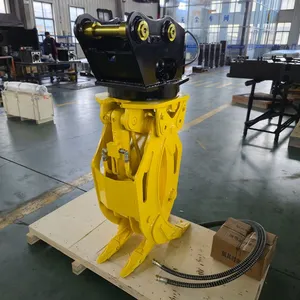 China Factory Supplying Hydraulic Log Wood Grapple Excavator Log Grab Stone Grapple Excavator Attachment thumbnail-5